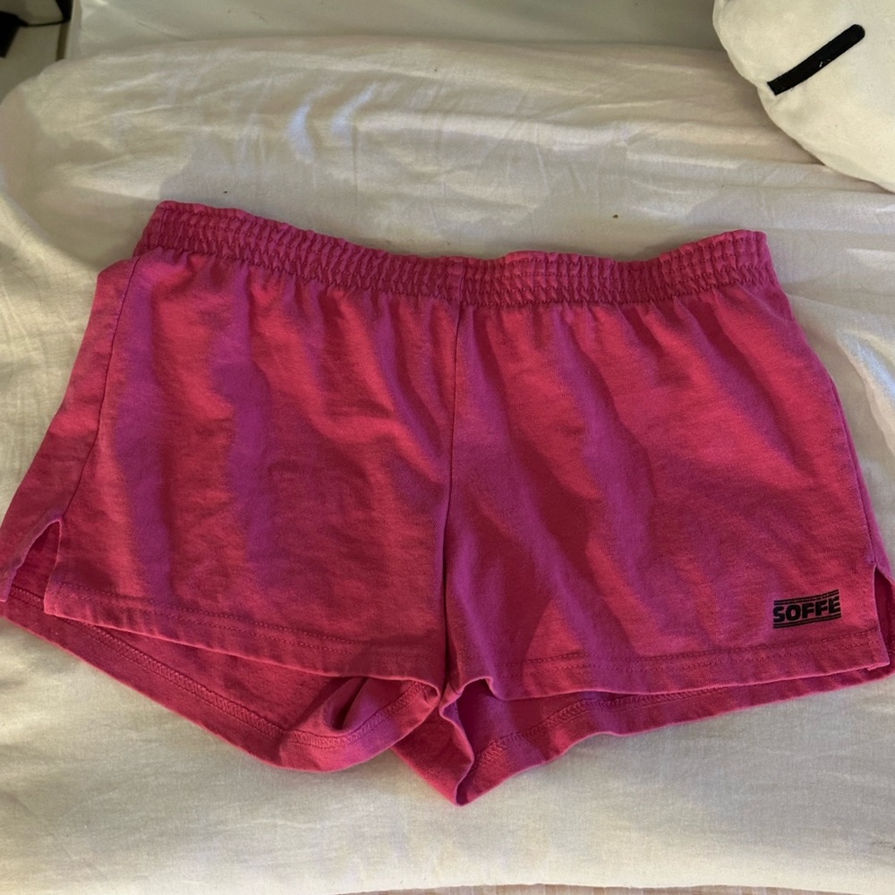 Pink Barbie shorts (used)